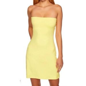 Susana Monoco Yellow Mini Tube Dress